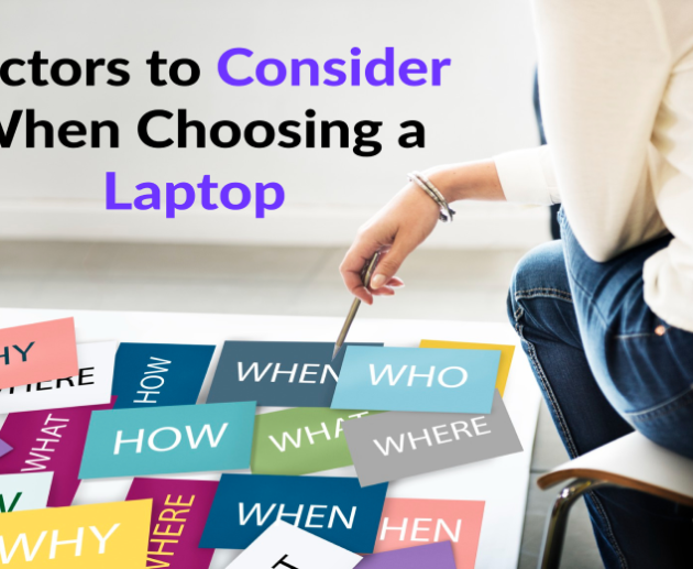 Factors to consider when choosing a gaming laptop