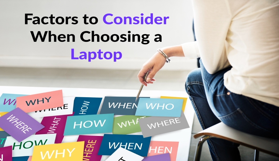 Factors to consider when choosing a gaming laptop